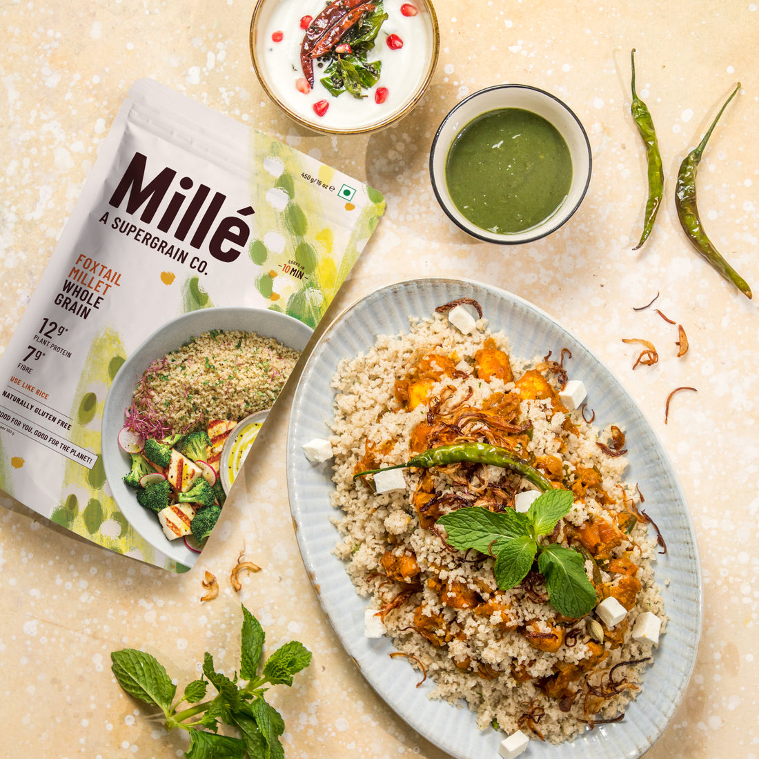Paneer Millet Biryani