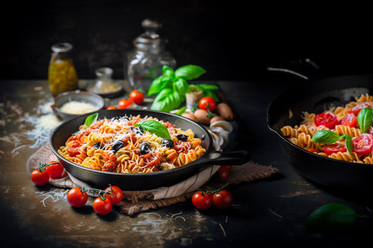 Fusilli Red Sauce High Protein Pasta