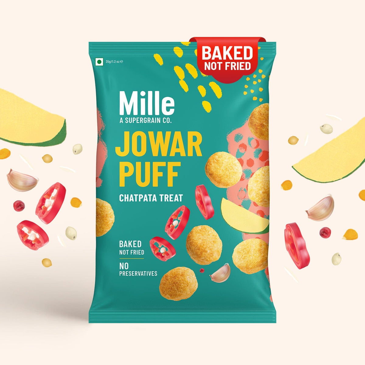 Millet Puffs - Chatpata Treat