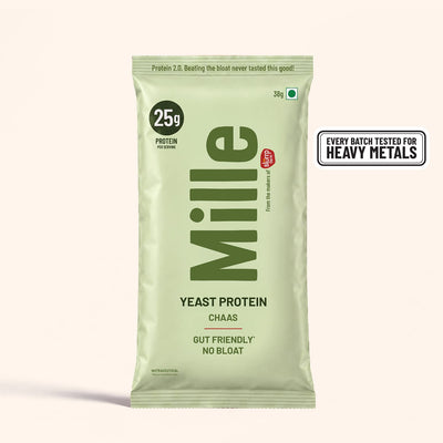Mille Buttermilk Yeast Protein | 25g Protein Per Serve | Savoury, No Added Sugar | Bio-Fermented Yeast Protein | Gut Friendly  | 38g Trial Pack