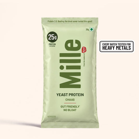 Mille Buttermilk Yeast Protein | 25g Protein Per Serve | Savoury, No Added Sugar | Bio-Fermented Yeast Protein | Gut Friendly  | 38g Trial Pack