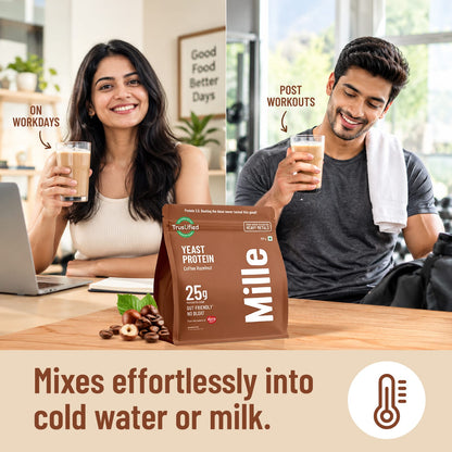 Mille Protein | 25g/Scoop | Coffee Hazelnut | Fermented Yeast Protein |