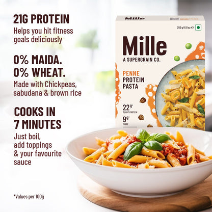 High Protein Pasta | Penne |  Gluten Free | 21g Protein