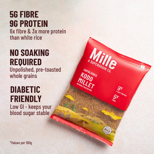 Kodo Millet (Kodra/Arikelu) Fasting Friendly | No Soaking required