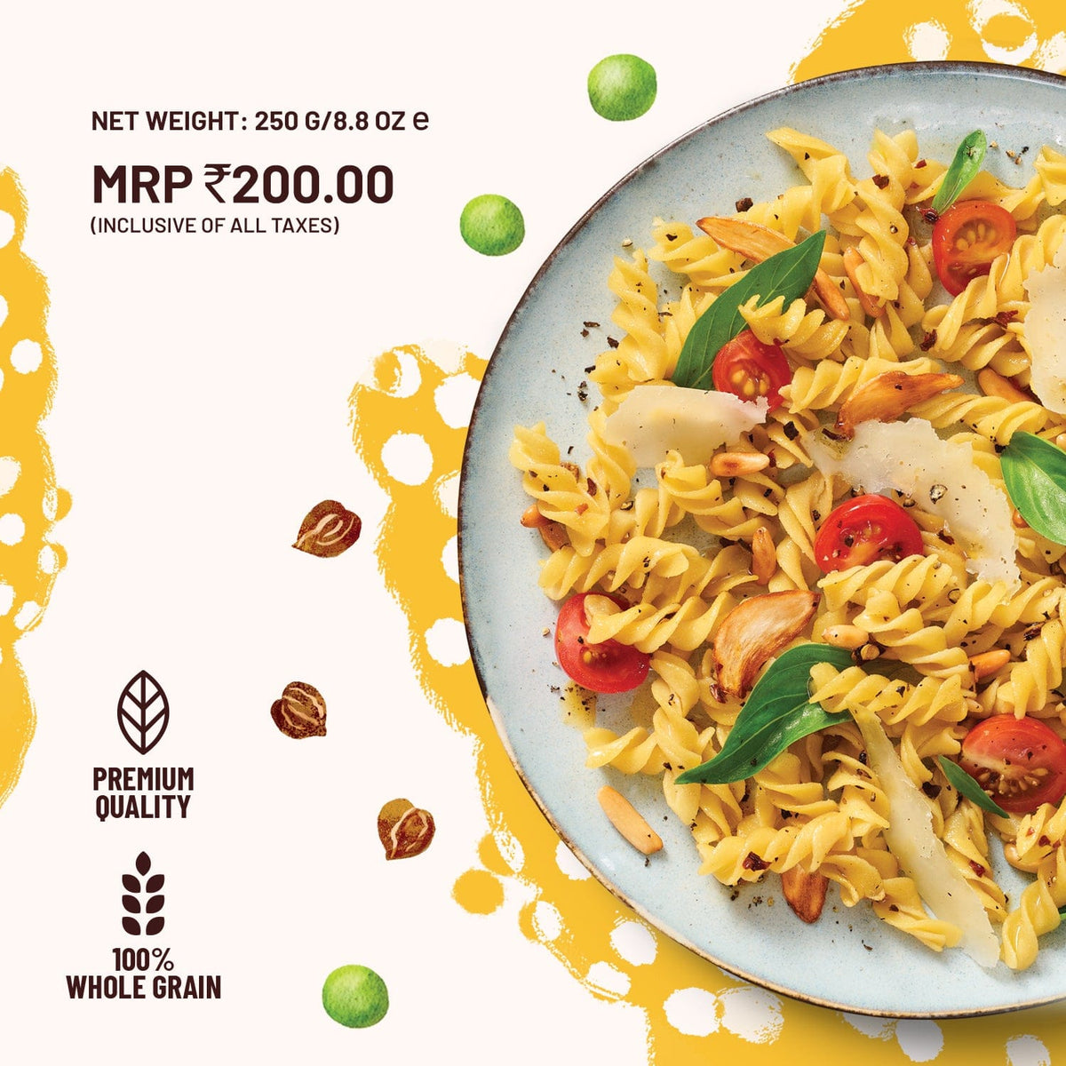 High Protein Pasta | Fusilli | Gluten Free | 21g Protein