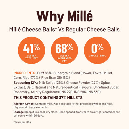 Millet Puffs - Cheese Balls