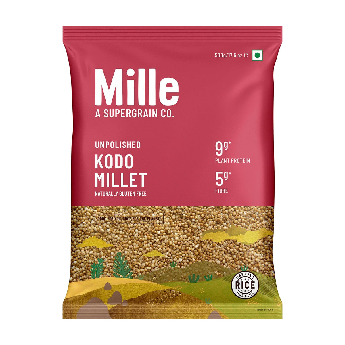 Kodo Millet (Kodra/Arikelu) Fasting Friendly | No Soaking required | Pack of 2